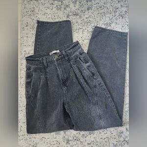 SO Black Baggy Jeans, High Rise